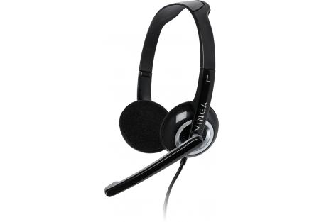 Навушники Vinga HSU60 USB Black (HSU60BK)