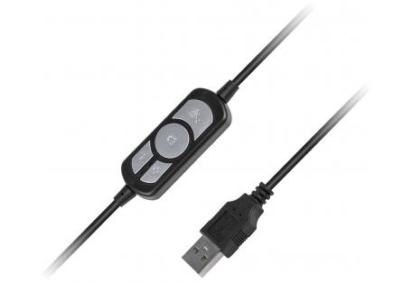 Навушники Vinga HSU60 USB Black (HSU60BK)