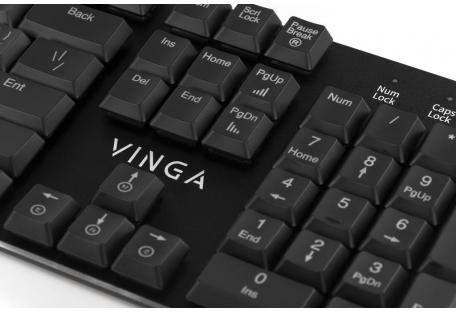 Клавіатура Vinga KBGM-395 black