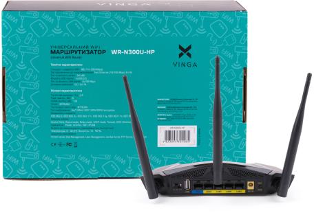 Маршрутизатор Vinga WR-N300U High Power (WR-N300U-HP)
