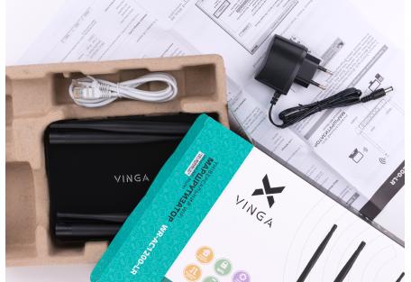 Маршрутизатор Vinga WR-AC1200 Long Range (WR-AC1200-LR)