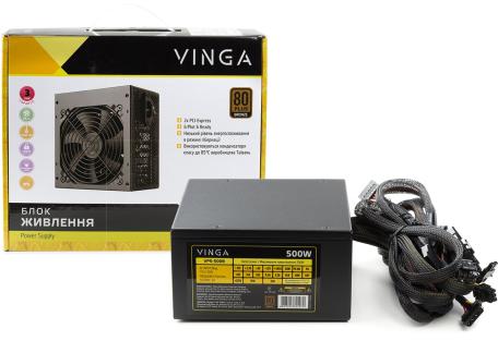 Блок живлення Vinga 500W (VPS-500B)