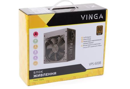 Блок живлення Vinga 600W (VPS-600B)