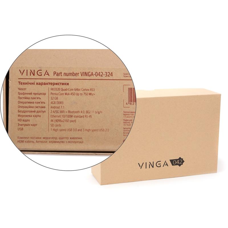 Медіаплеєр Vinga 042 (VINGA-042-324)