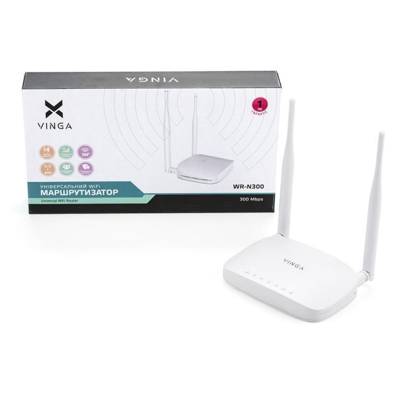 Маршрутизатор Vinga WR-N300 v2 (WR-N300v2)
